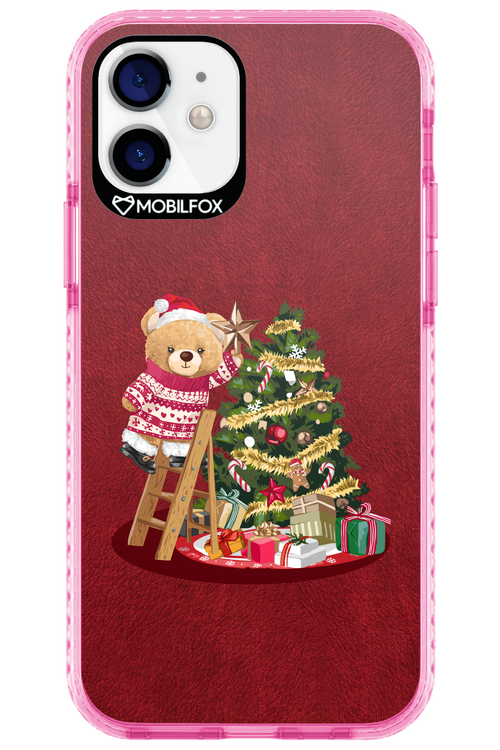Christmas Bear (Burgundy) - Apple iPhone 12
