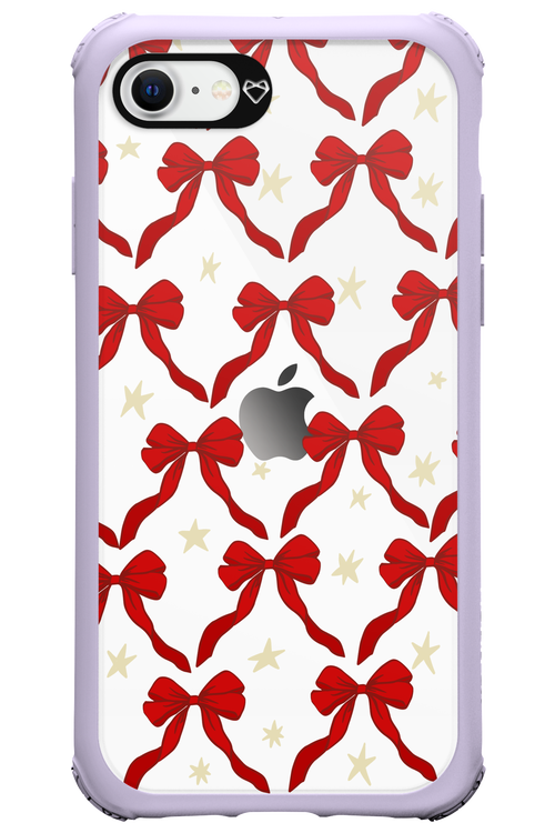 Bow & Stars (Transparent) - Apple iPhone SE 2022