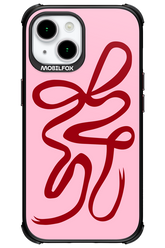 Burgundy Bow - Apple iPhone 15