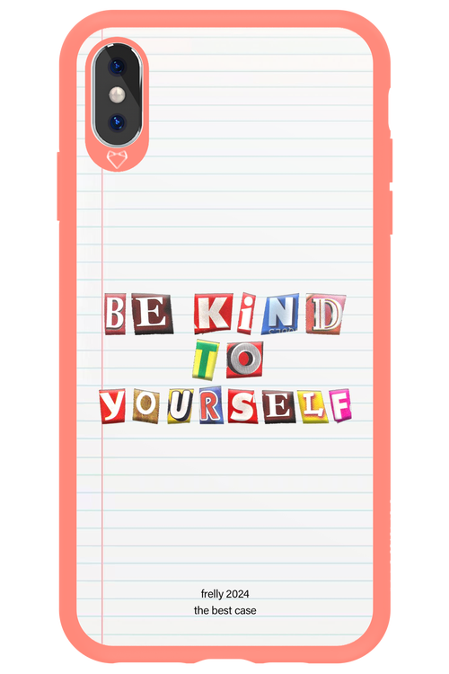 Be Kind To Yourself Notebook - Apple iPhone XS Max