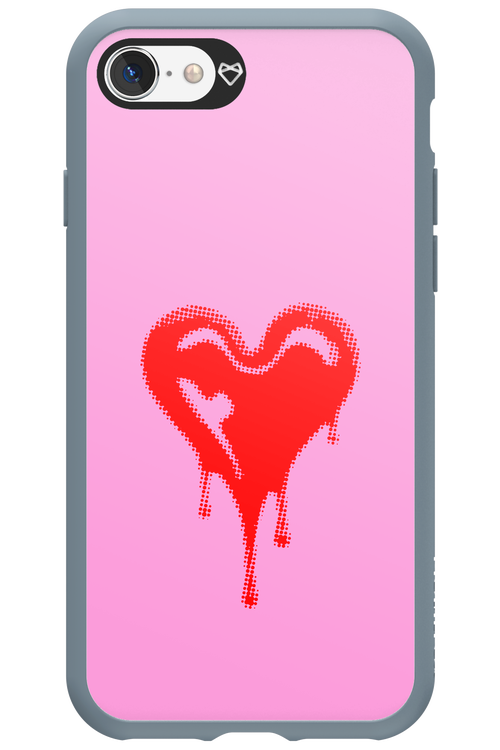 Heart Pink - Apple iPhone 8