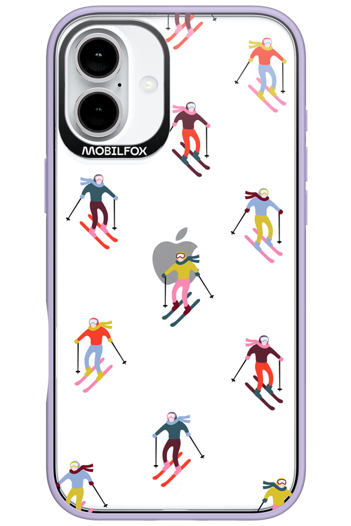 Snow Motion (Transparent) - Apple iPhone 16 Plus