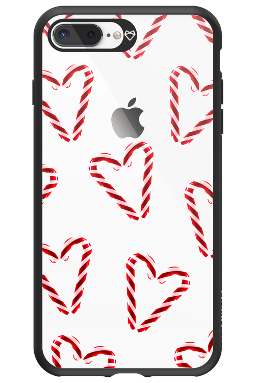 Candy Cane Hearts - Apple iPhone 8 Plus