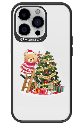 Christmas Bear (Transparent) - Apple iPhone 13 Pro