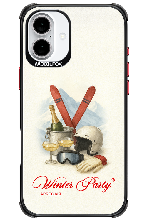 Winter Ski Party - Apple iPhone 16 Plus