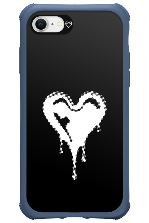 Heart Black - Apple iPhone 8