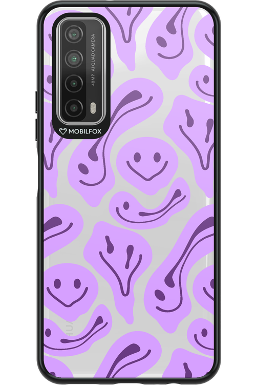 Fluid Smiley Purple - Huawei P Smart 2021