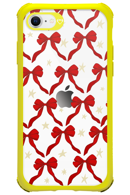 Bow & Stars (Transparent) - Apple iPhone SE 2022