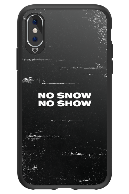 No snow, no show - Apple iPhone X