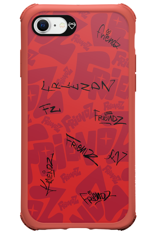 FRIENDZ Red - Apple iPhone 8