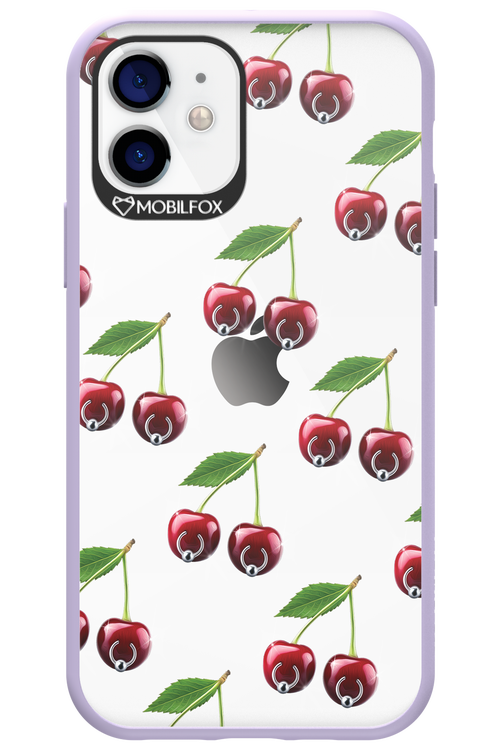 Spicy Cherries Transparent - Apple iPhone 12