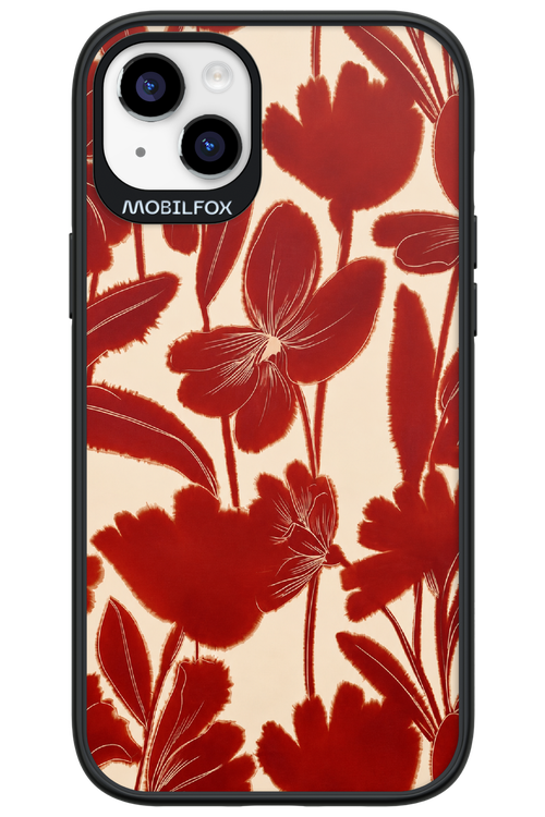 Burgundy Flowers 2.0 - Apple iPhone 14 Plus