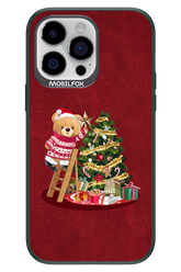 Christmas Bear (Burgundy) - Apple iPhone 14 Pro Max