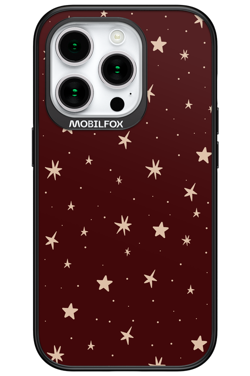 Burgundy Stars - Apple iPhone 15 Pro