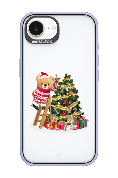 Christmas Bear (Transparent) - Apple iPhone 16e