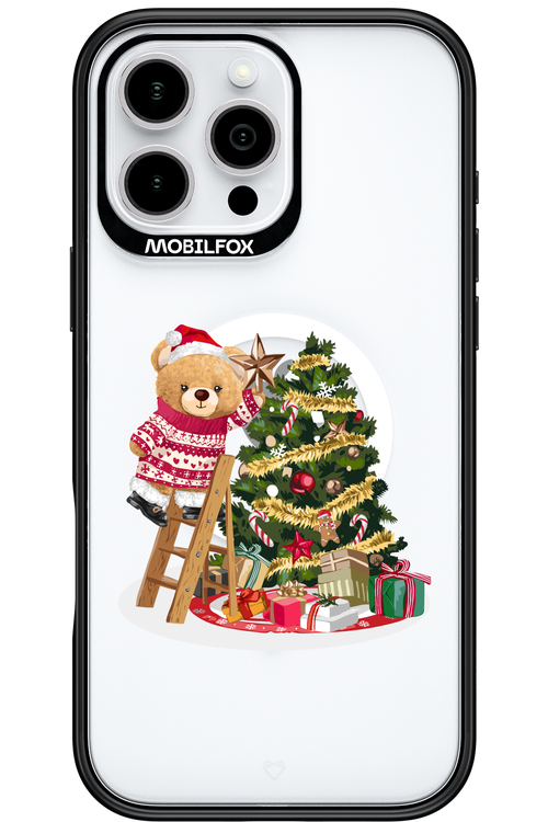Christmas Bear (Transparent) - Apple iPhone 16 Pro Max
