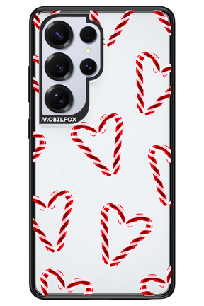 Candy Cane Hearts - Samsung S25 Ultra
