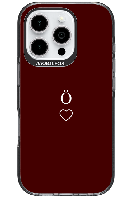 O Burgundia II 2.0 - Apple iPhone 16 Pro