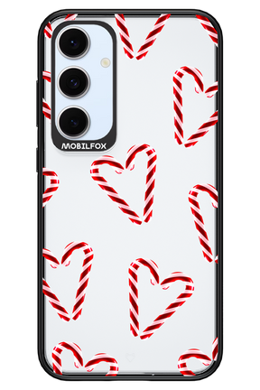 Candy Cane Hearts - Samsung S24 FE