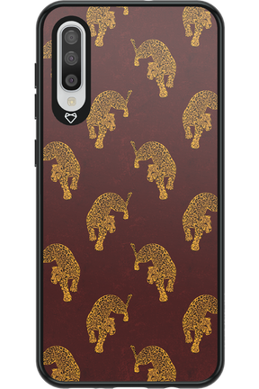 Burgundy Leopard Pattern - Samsung Galaxy A50