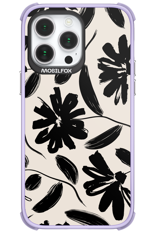Monochrome Flowerss 2.0 - Apple iPhone 14 Pro Max