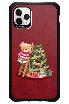 Christmas Bear (Burgundy) - Apple iPhone 11 Pro Max