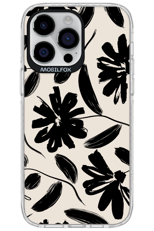 Monochrome Flowerss 2.0 - Apple iPhone 14 Pro Max