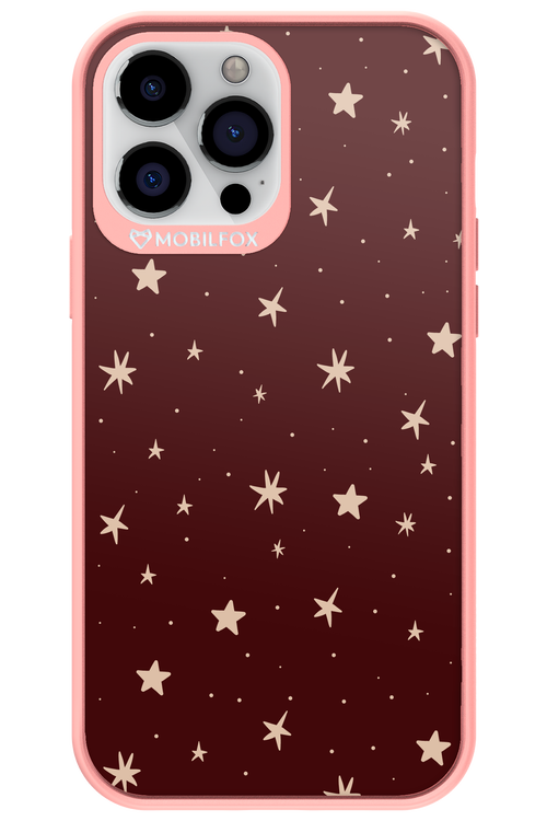 Burgundy Stars - Apple iPhone 13 Pro Max