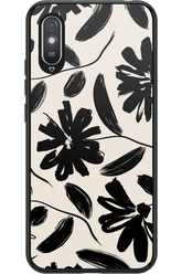 Monochrome Flowerss - Xiaomi Redmi 9A