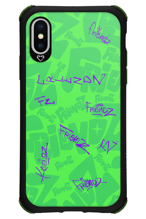 FRIENDZ Green - Apple iPhone X