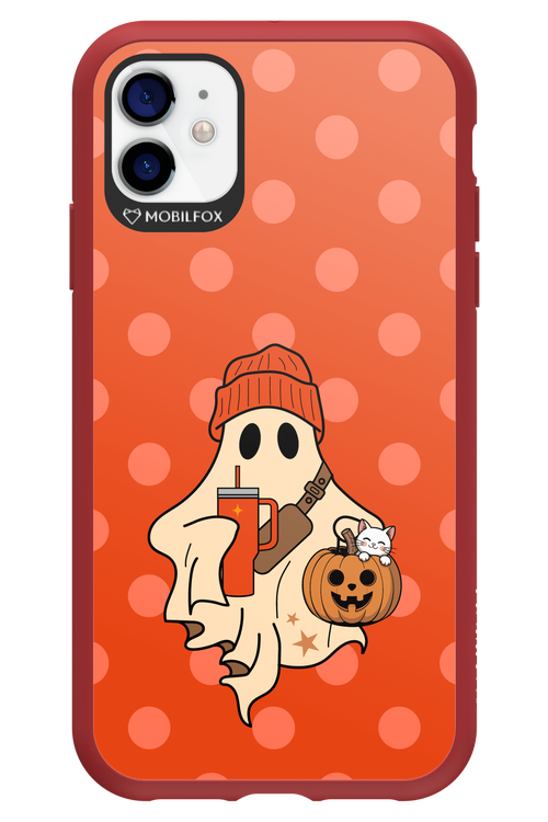 Ghost Girl (Orange) - Apple iPhone 11
