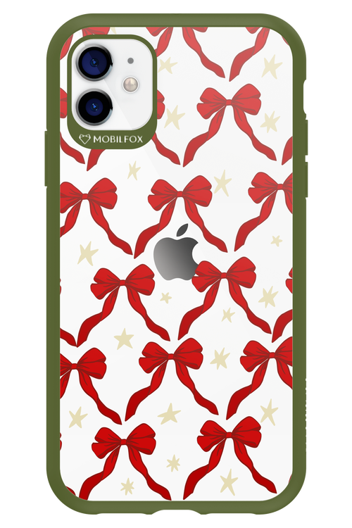 Bow & Stars (Transparent) - Apple iPhone 11