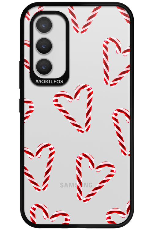 Candy Cane Hearts - Samsung Galaxy A34