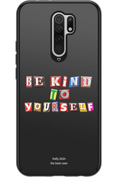 Be Kind To Yourself Black - Xiaomi Redmi 9