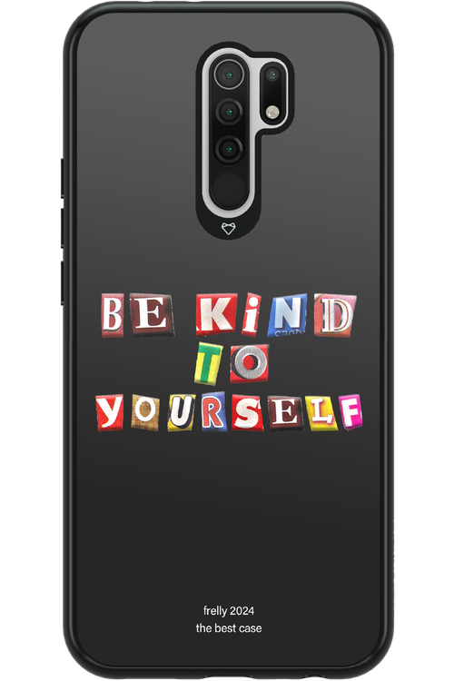 Be Kind To Yourself Black - Xiaomi Redmi 9