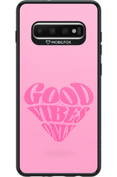 Good Vibes Heart - Samsung Galaxy S10+