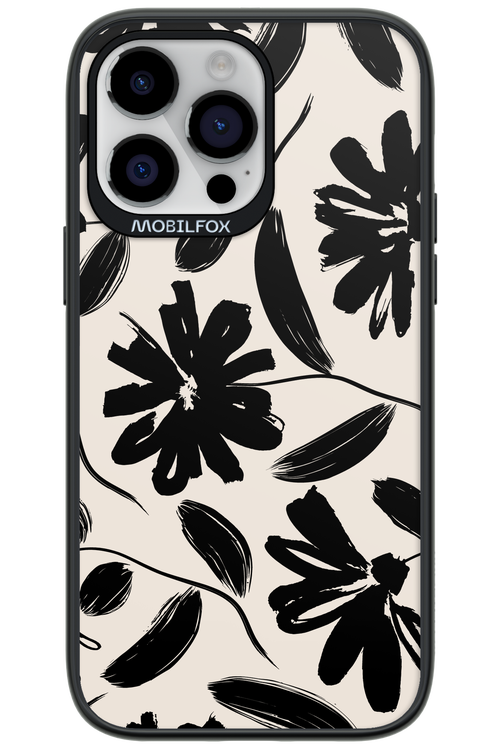 Monochrome Flowerss 2.0 - Apple iPhone 14 Pro Max