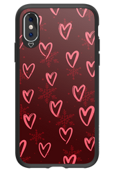 Christmas Hearts - Apple iPhone X