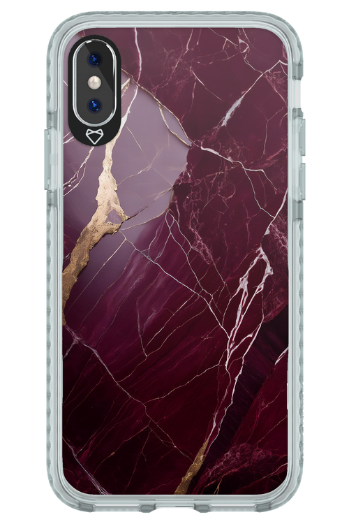 Burgundy Marble 2.0 - Apple iPhone X