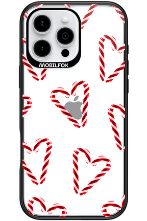 Candy Cane Hearts - Apple iPhone 16 Pro Max