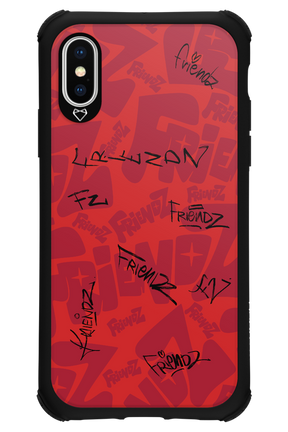 FRIENDZ Red - Apple iPhone X