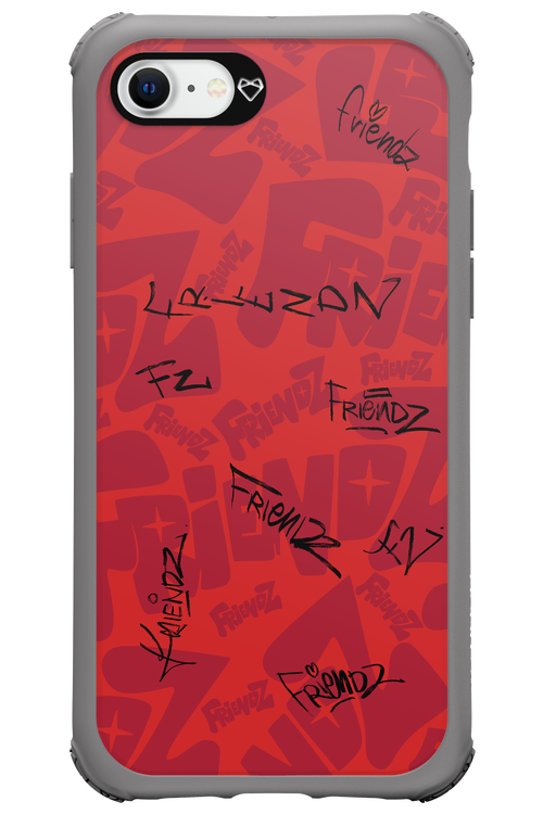FRIENDZ Red - Apple iPhone 8