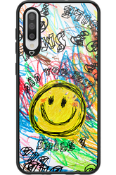 Crayon Smiley Colorful - Samsung Galaxy A50