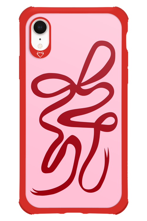 Burgundy Bow - Apple iPhone XR