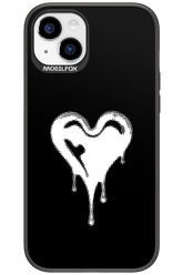 Heart Black - Apple iPhone 15 Plus