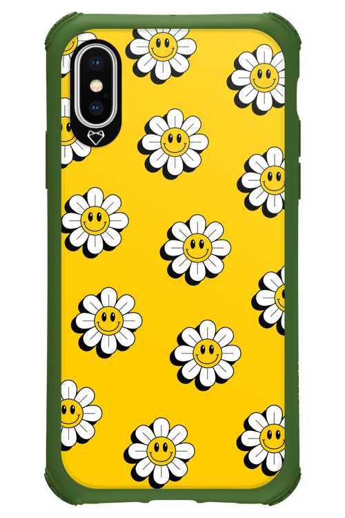 Smiley Flowers - Apple iPhone X