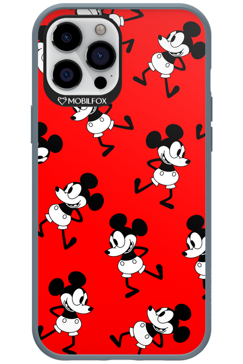 Iconic Mouse (red pattern) - Apple iPhone 12 Pro Max