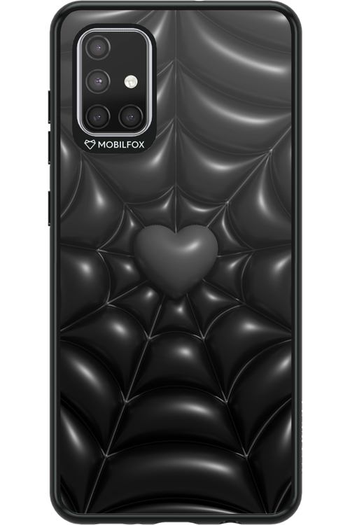 Black Spider Heart - Samsung Galaxy A71