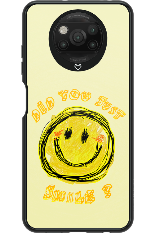 Crayon Smiley - Xiaomi Poco X3 NFC