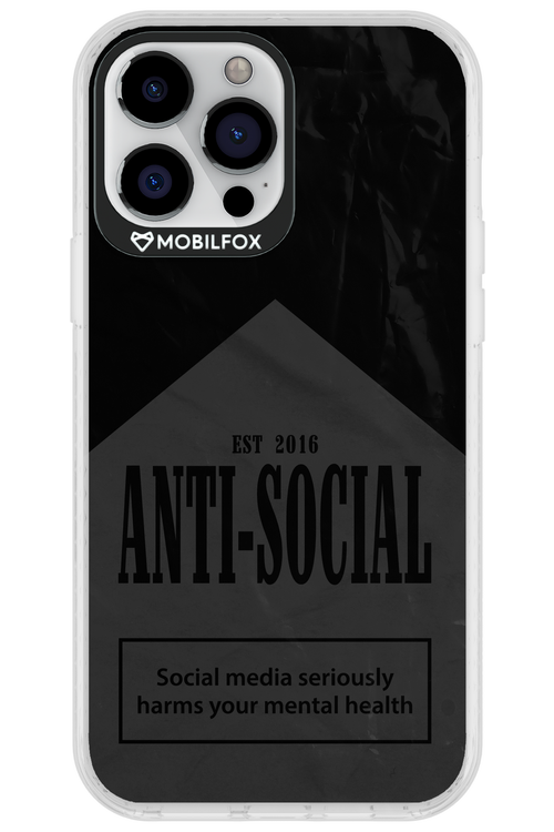 ANTI-SOCIAL (BLVCK) 2.0 - Apple iPhone 13 Pro Max